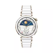 HUAWEI WATCH GT 5 Pro 42mm Bracelet en céramique blanche