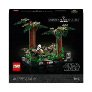 LEGO Star Wars 75353 Diorama de la course-poursuite en speeder sur Endor