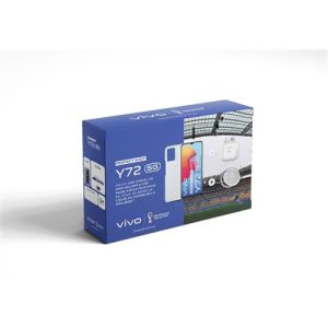 Image : Pack Vivo Y72 6.58' 128Go 5G Noir + Echo Pods Air Blanc et Ring Holder Special Coupe du Monde