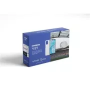 Pack Smartphone Vivo Y21 64Go Bleu + Coque et Ring