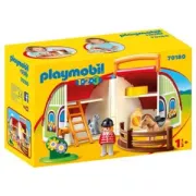 Playmobil 1.2.3 Centre equestre transportable 70180