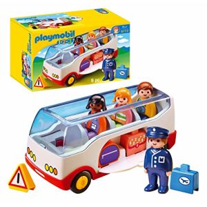 Image : Playmobil 1.2.3 6773 Autocar de Voyage