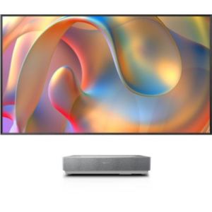Image : Videoprojecteur home cinema HISENSE 100L5HD Laser TV + ecran