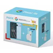Pack Google Pixel 7a 128 Go Bleu Ocean + Chromecast Google TV HD Blanc