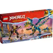 LEGO NINJAGO 71796 Le Dragon elementaire contre le Robot de l’Imperatrice