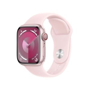 Image : Apple Watch Series 9 GPS + Cellular 41 mm Rose M/L MRJ03QF/A
