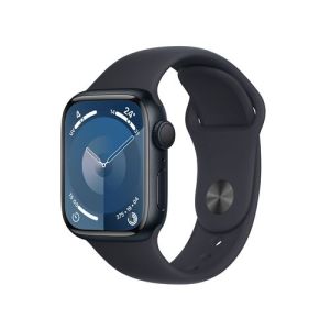 Image : Apple Watch Series 9 GPS 41 mm minuit M/L MR8X3QF/A