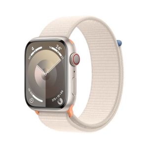 Image : Apple Watch Series 9 GPS + Cellular Stellaire de 45 mm MRMA3QF/A