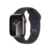 Apple Watch Series 9 GPS + Cellular graphite de 41 mm / minuit S/M MRJ83QF/A