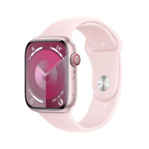 Image : Apple Watch Series 9 GPS + Cellular 45 mm Rose S/M MRMK3QF/A