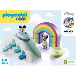 Image : Playmobil 1.2.3. 71319 Maison des nuages de Mickey et Minnie
