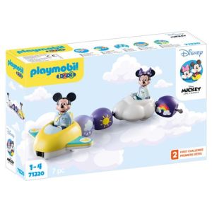 Image : Playmobil 1.2.3 Disney 71320 Train des nuages de Mickey et Minnie