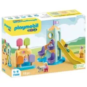Playmobil 1.2.3 71326 Aire de jeux avec toboggan geant 1.2.3