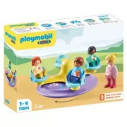 Playmobil 1.2.3 71324 Enfants et tourniquet