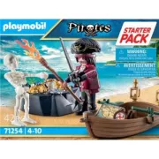 PLAYMOBIL 71418 Chaloupe des pirates, Les pirates, Avec personnages