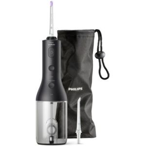 Image : Hydropulseur PHILIPS HX3826/33 PowerFlosser sans fil noir