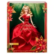 Poupee Barbie Signature Barbie Joyeux Noel Blonde Rouge