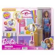 Coffret Barbie Mattel Boutique Creation Poupee Mannequin