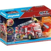 PLAYMOBIL - 71233 - City Action - Camion de pompiers avec grande echelle