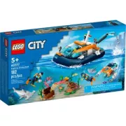 LEGO City 60377 Le Bateau d’Exploration Sous-Marine