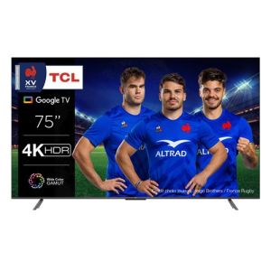 TV TCL 55P735 55'' LED 4K UHD Smart TV Aluminium brossé - TV LED