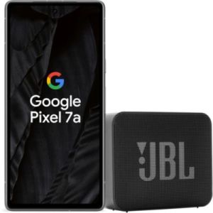 Image : GOOGLE Pixel 7a + JBL Go Essentiel Noir
