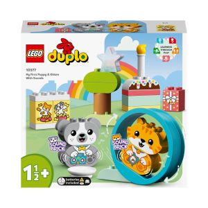 Image : LEGO 10977 DUPLO  Mes 1ers pas - Mes premiers chiot et chaton avec effets sonores