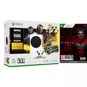 Xbox Series S + Fortnite + Rocket League + Fall Guys + Diablo IV