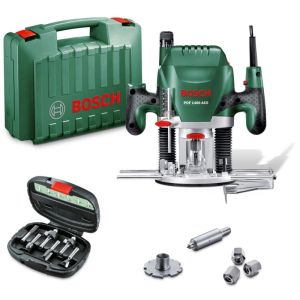 Image : BOSCH Defonceuse Pof 1400 ace + coffret 6 fraises