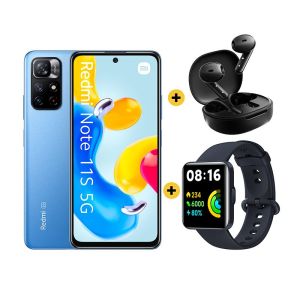 Image : Pack Xiaomi Redmi Note 11s 5g 128go + Watch + Buds 4lite