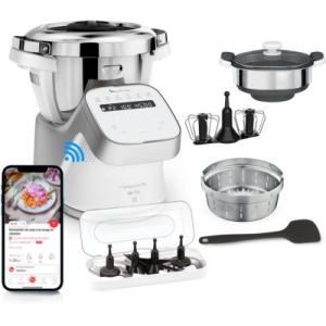 Image : MOULINEX I companion pro + cuiseur vapeur YY5287F Robot cuiseur