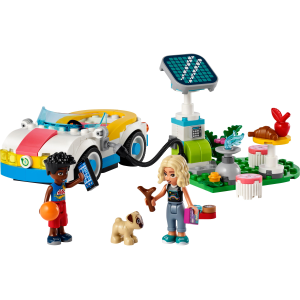 Image : LEGO 42609 La voiture electrique et la borne de recharge Friends