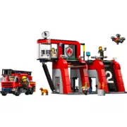 LEGO 60414 City La caserne et le camion de pompiers