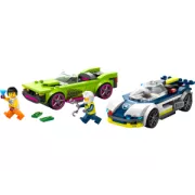 LEGO 60415 City La course-poursuite entre la voiture de police et la super voiture