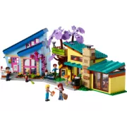 LEGO 42620 Friends Les maisons familiales d'Olly et de Paisley