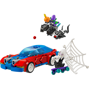 Image : LEGO 76279 Marvel La voiture de course de Spider-Man contre le Bouffon Vert venomise