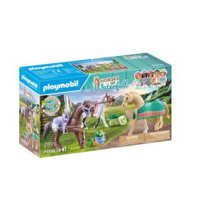 Image : Playmobil 71356 3 chevaux Morgan Quarter Horse & Shagya Horses of Waterfall