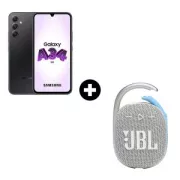 Samsung Galaxy A34 5g 128go Noir + Enceinte Jbl Clip 4 White