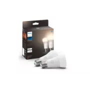 Ampoules connectees Philips Hue pack de 2 ampoules White standard E27 75W