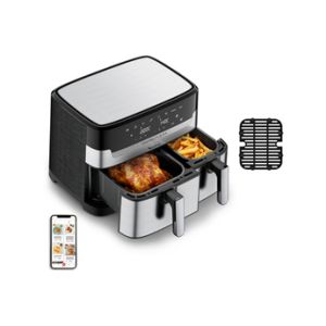 Image : Moulinex Friteuse Dual Easy Fry & Grill EZ905D20