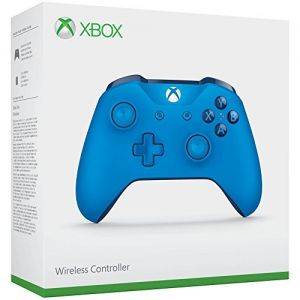 Image : Manette Xbox One Sans fil Bleu MICROSOFT