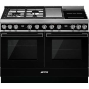 Image : SMEG CPF120IGMPBL Piano de cuisson mixte