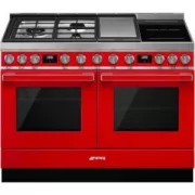 SMEG CPF120IGMPR Piano de cuisson mixte