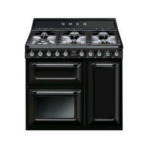 Image : Smeg TR93BL VICTORIA NOIR - Piano de cuisson