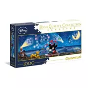 Clementoni Puzzle Disney Panorama Collection - Mickey et Minnie - 1000 Pieces
