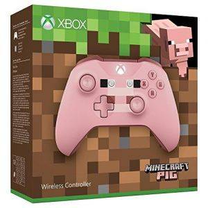Image : Manette Xbox One Minecraft Pig MICROSOFT