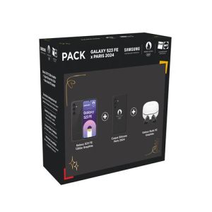 Image : Pack Samsung Galaxy S23 FEGraphite + Galaxy Buds FE + Coque en silicone Paris 2024
