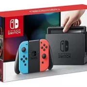 Nintendo Switch avec Joy-Con rouge neon - bleu neon