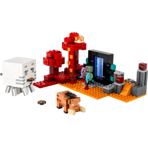 Image : LEGO 21255 L'embuscade au portail du Nether Minecraft