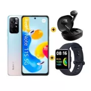 Pack Xiaomi Redmi Note 11s 5g 128go Blanc + Watch + Buds 4lite